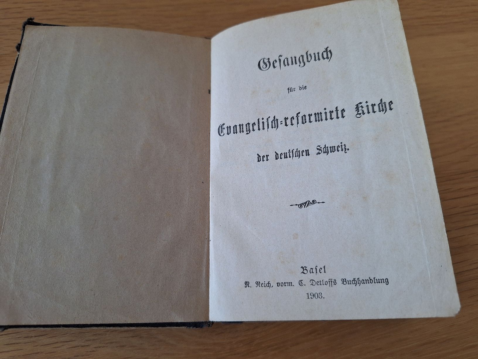 Livres: Antikes Gesangsbuch von 1903 – D'occasion à Wanzwil par chlinih93 1