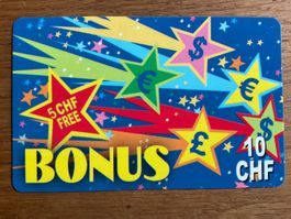 Prepaid Telefonkarte Bonus