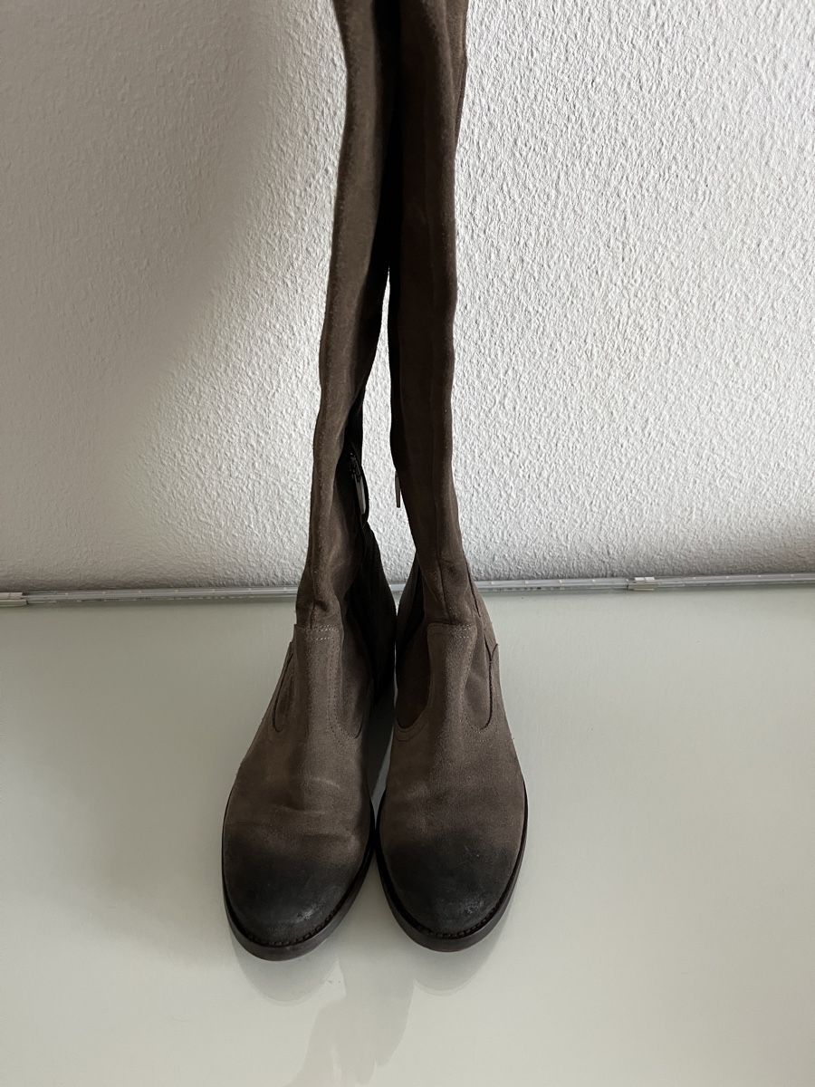 Navyboot Chaussures femmes: NAVYBOOT Stiefel grau/beige Gr. 37 – D'occasion à Zürich par nina__viva 1