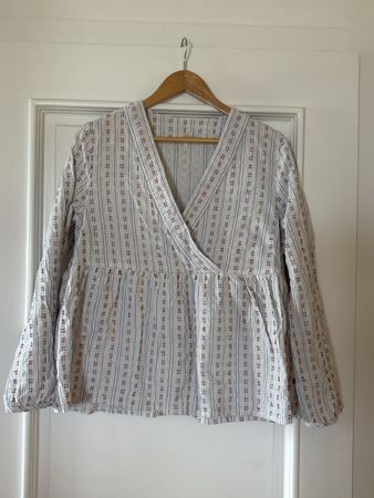 I CODE chemisier blanc coton M/L