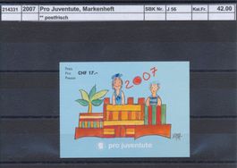 2007 Pro Juventute, Markenheftchen, ** postfrisch