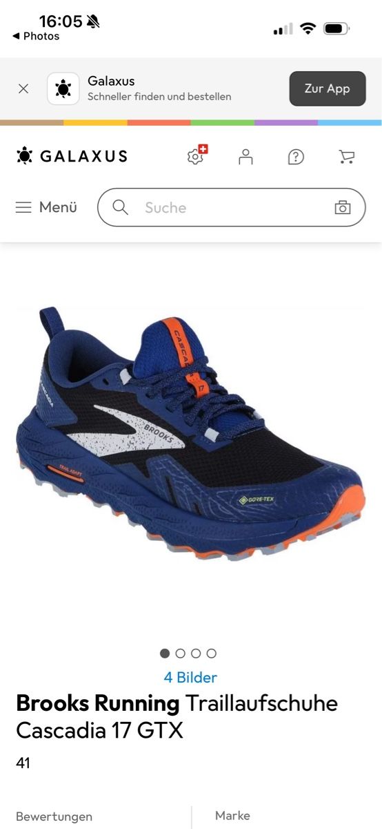 Brooks Scarpe da uomo: Brooks Cascadia 17 GTX - Gr.42 – Usato da Küttigen venduto da swissholdsy 6