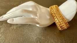 Bracelet vintage maille gourmette plaqué or 18 carats
