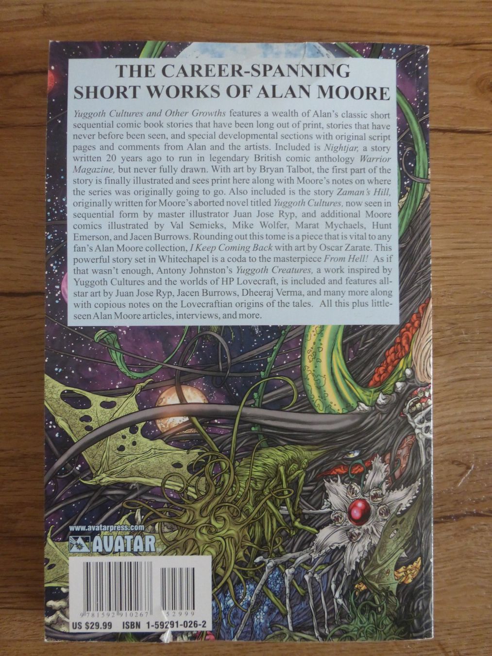 Fumetti: Yuggoth Cultures Alan Moore – Usato da Zumikon venduto da psisound 1