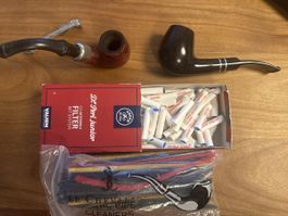 Tabakpfeifen-set gebraucht mit 2 pfeifen