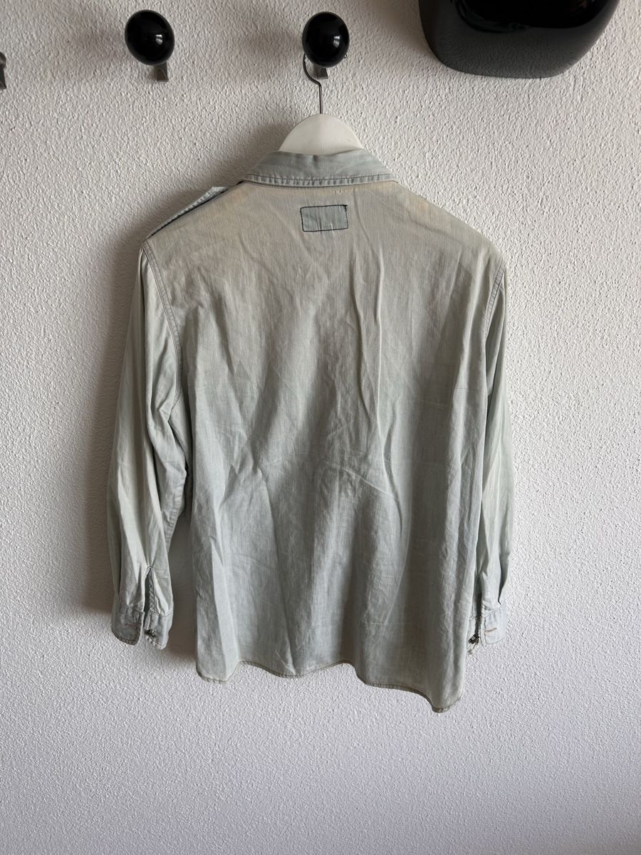 Camicette: CURRENT/ELLIOTT Hemdbluse washed Denim Look Gr. 3 / M – Usato da Luzern venduto da Mgugli 2