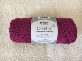 Re-Cotton Gründl Garn 100g~150m  NS.4-5 Fuchsia 7