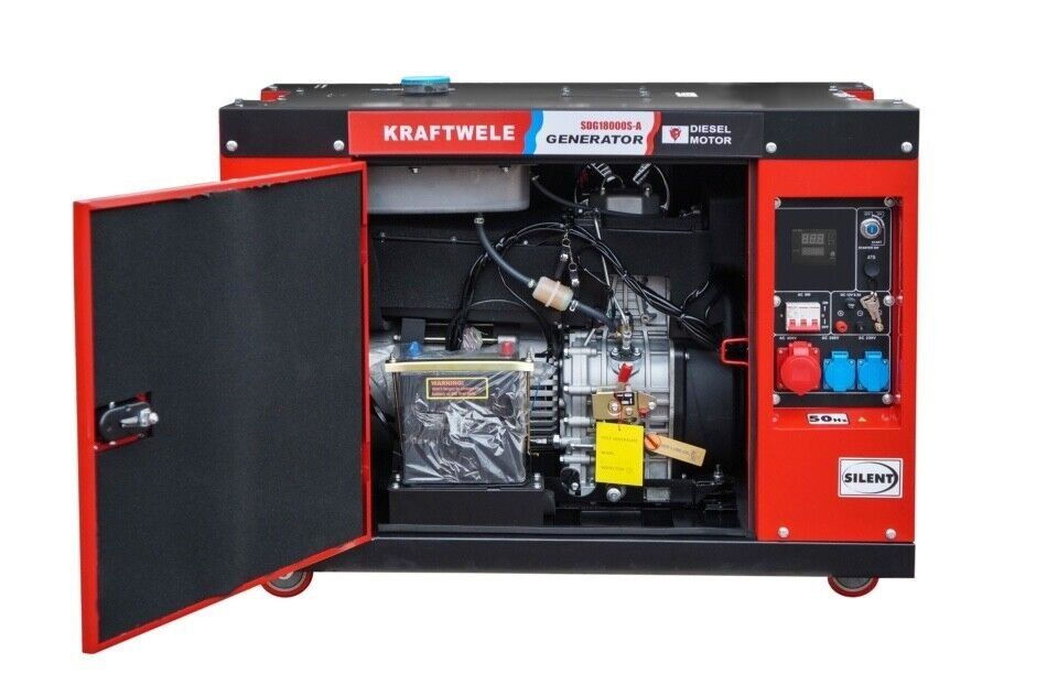 Generatori di corrente: Diesel Stromerzeuger 400V Generator E-Start 18kVA 24PS ATS – Nuovo e nell'imballaggio originale da Wallenwil venduto da toesstal-vertrieb 2