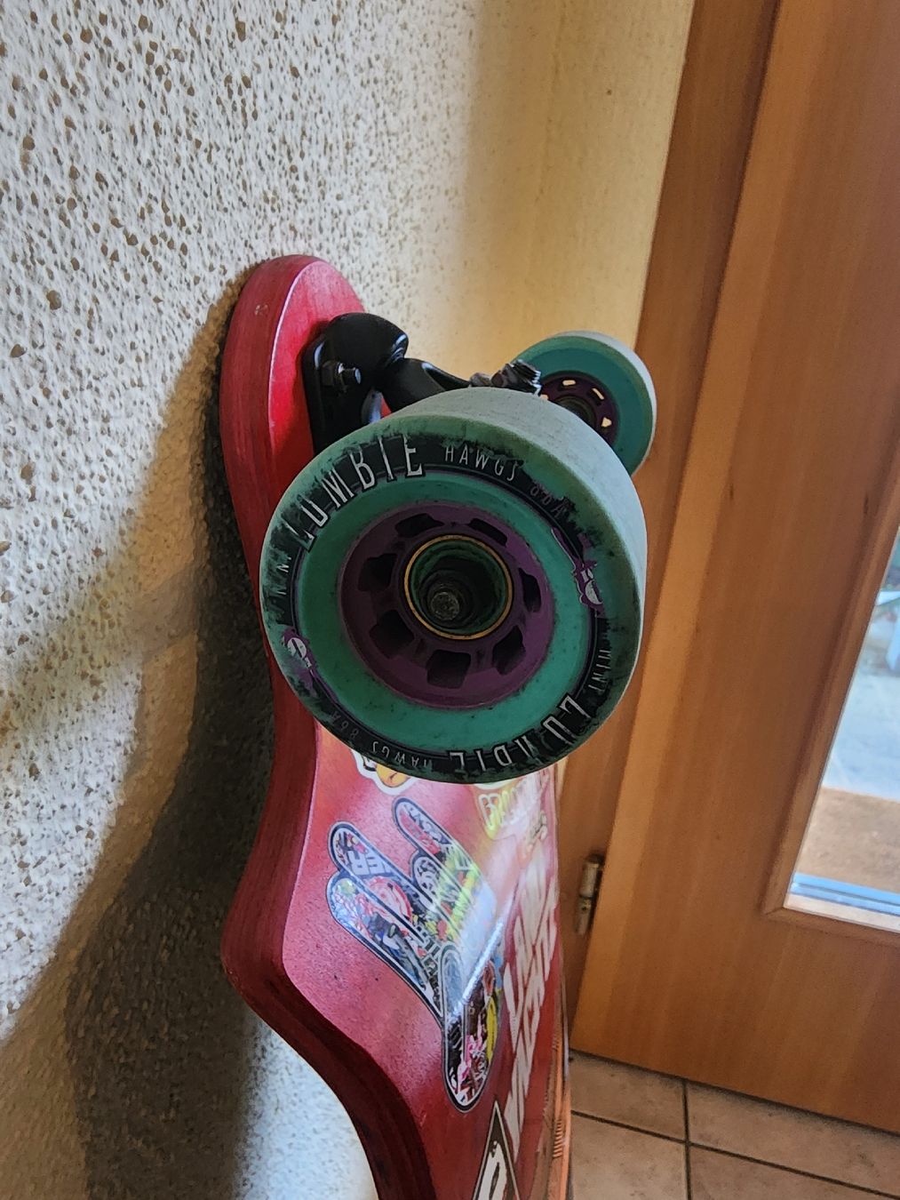 Skateboards: Longboard Landyachtz Fox rot – Usato da Berneck venduto da erato6 2