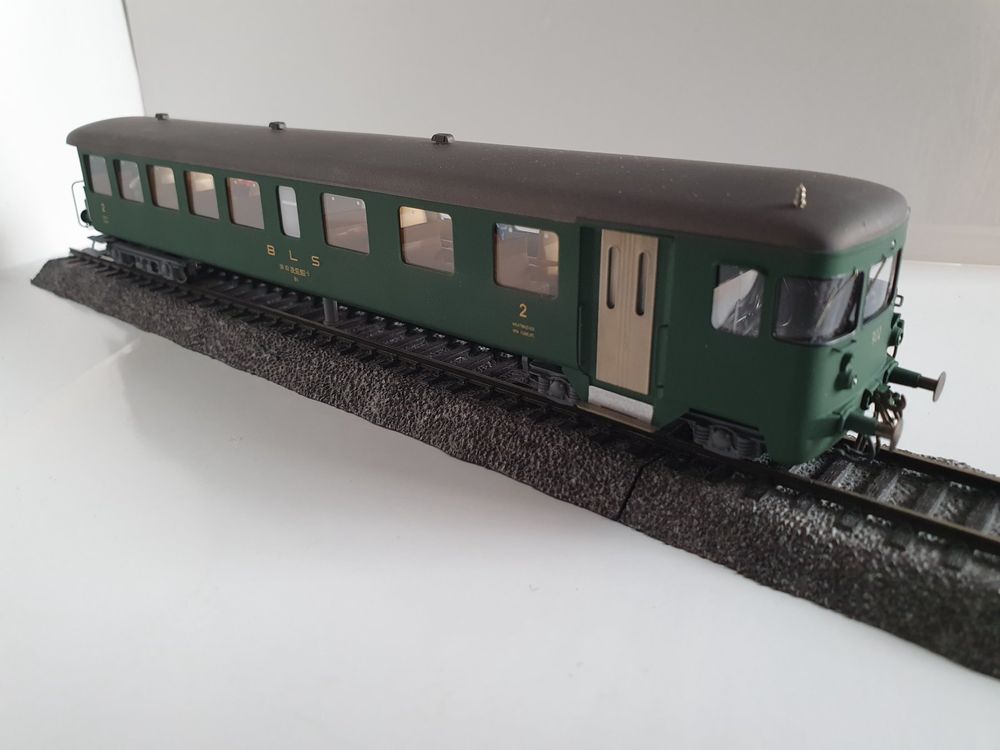 Metropolitan Modelleisenbahnen: BLS Steuerwagen 902 / Umbau aus ABi / Metrop / DC  / Neu – Neu und originalverpackt aus Zürich von BLS58MA