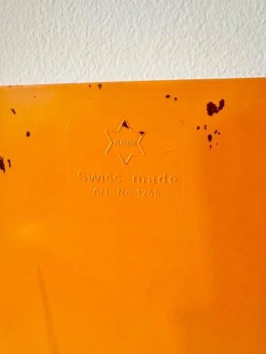 Supporti per strumenti musicali & leggii: 70er Jahre Schallplatten Winkel Ständer orange – Usato da Basel venduto da LynnundPepe 6