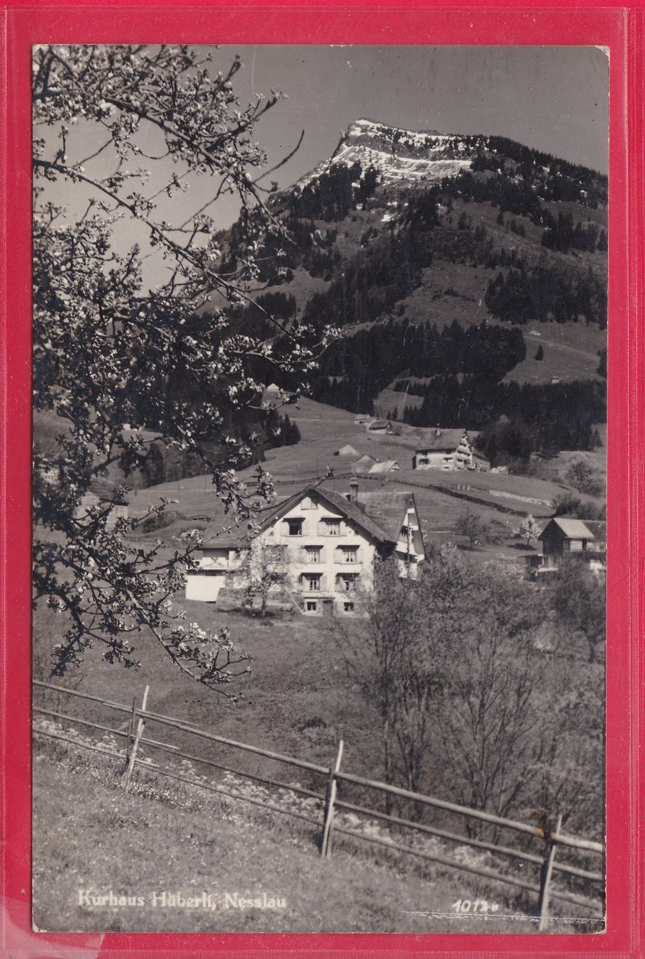 Cartoline postali: KURHAUS HÄBERLI, NESSLAU, 27.7.1936 – Usato da Oberrieden venduto da Gebirgsstelze