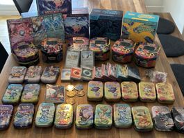 Pokémon Lot TTB, ETB, Tins etc. ab 1.-