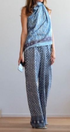Foulard/Tuch aus Baumwolle -  neu -