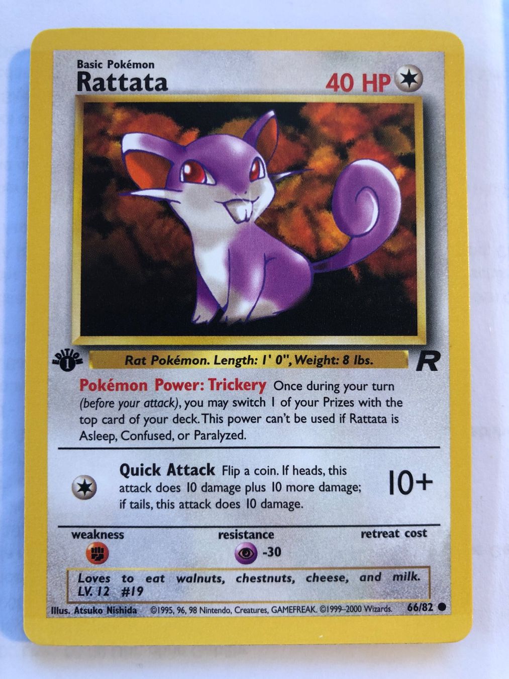 Carte collezionabili: Rattata 1st Team Rocket - MINT - ab 1.- – Usato da Giubiasco venduto da dan_pr8b