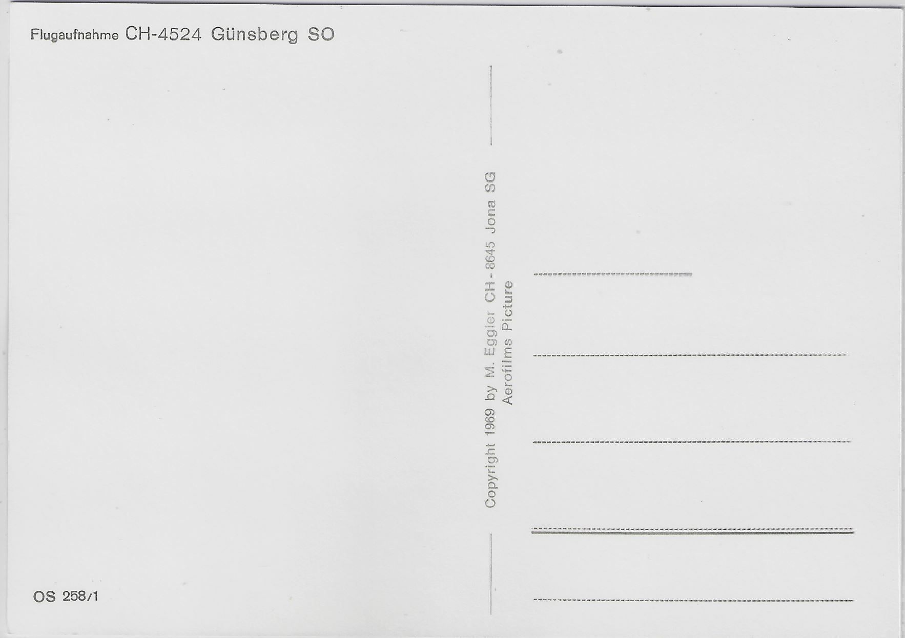 Cartoline postali: Flugaufnahme Günsberg SO – Antico da Ettingen venduto da Kartenplanet 1