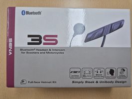 Sena 3S Bluetooth Headset/Intercom für Motorrad, Neu!