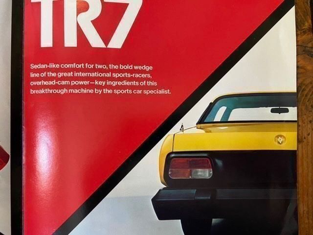 Triumph Dokumente: TRIUMPH TR7 1975 Grossformat-Prospekt Markt USA englisch – Gebraucht aus Langenthal von Andreasdavidk 5