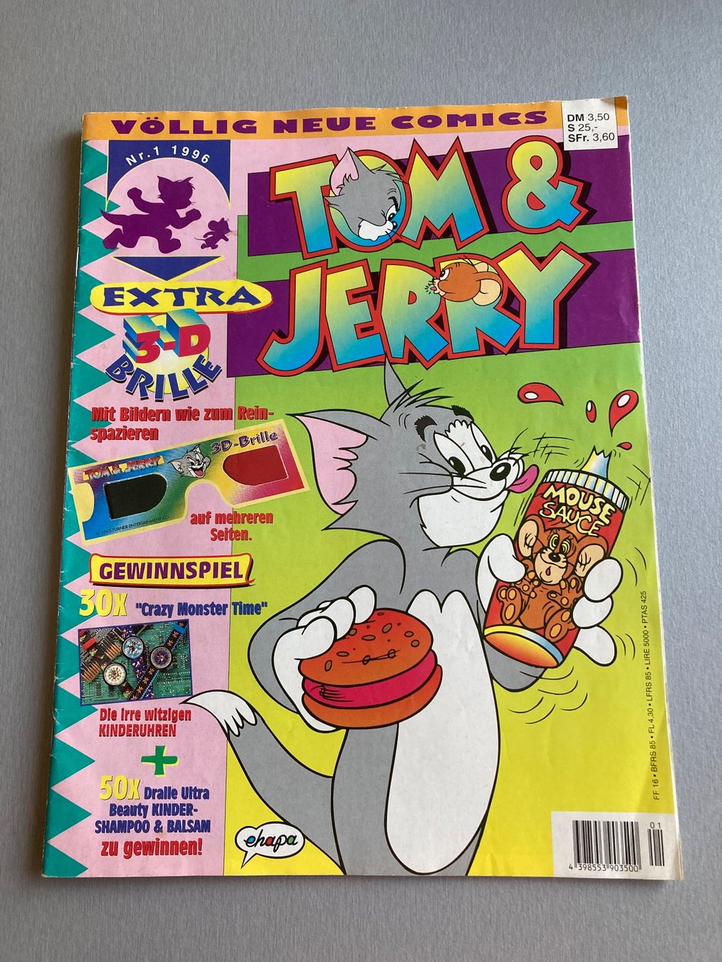 Fumetti: Tom & Jerry Extra mit 3-D Brille – Usato da Wald ZH venduto da Liedermacher