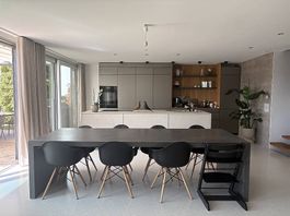 Esstisch Betonoptik 280x110 cm