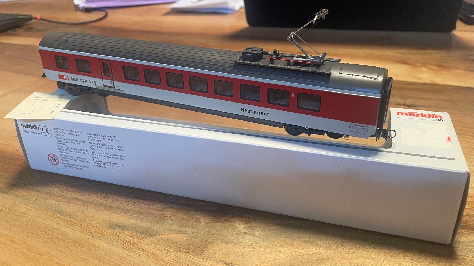 Märklin Modelleisenbahnen: Märklin Speisewagen SBB – Gebraucht aus Staad SG von 4566patrick