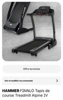 HAMMER FINNLO Tapis de course
Treadmill Alpine IV