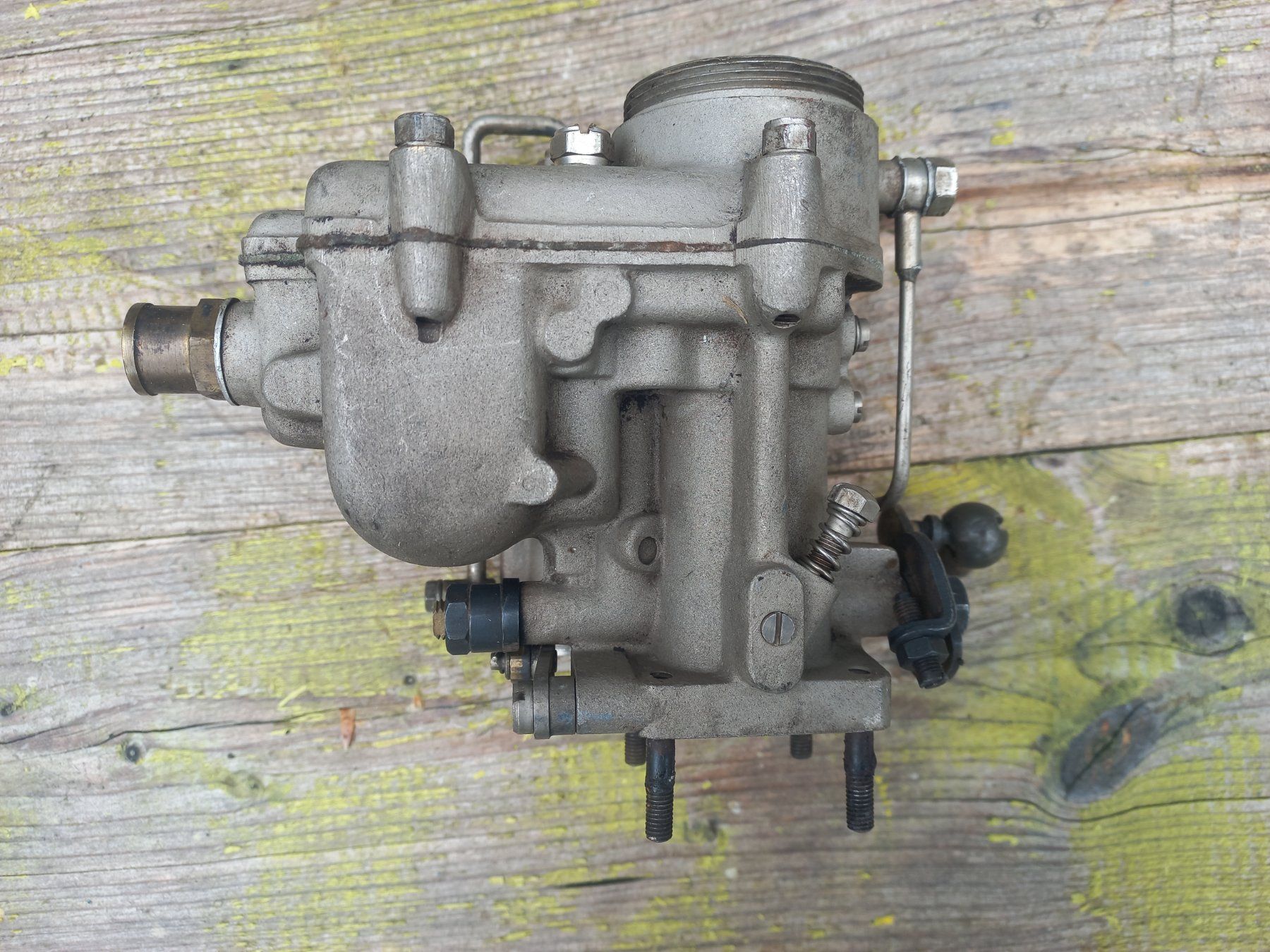Alle Autoersatzteile: rarer Oldtimer Messing / Bronze Vergaser WEBER Typ unbekannt – Gebraucht aus Dulliken von Dullikenlerchclassic