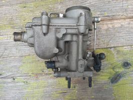 rarer Oldtimer Messing / Bronze Vergaser WEBER Typ unbekannt