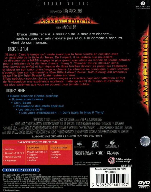 DVD Armageddon 2