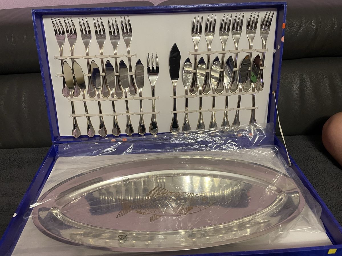 Set di posate: Fischbesteck Set – Nuovo (secondo la descrizione) da Gossau ZH venduto da Lavinia07 1