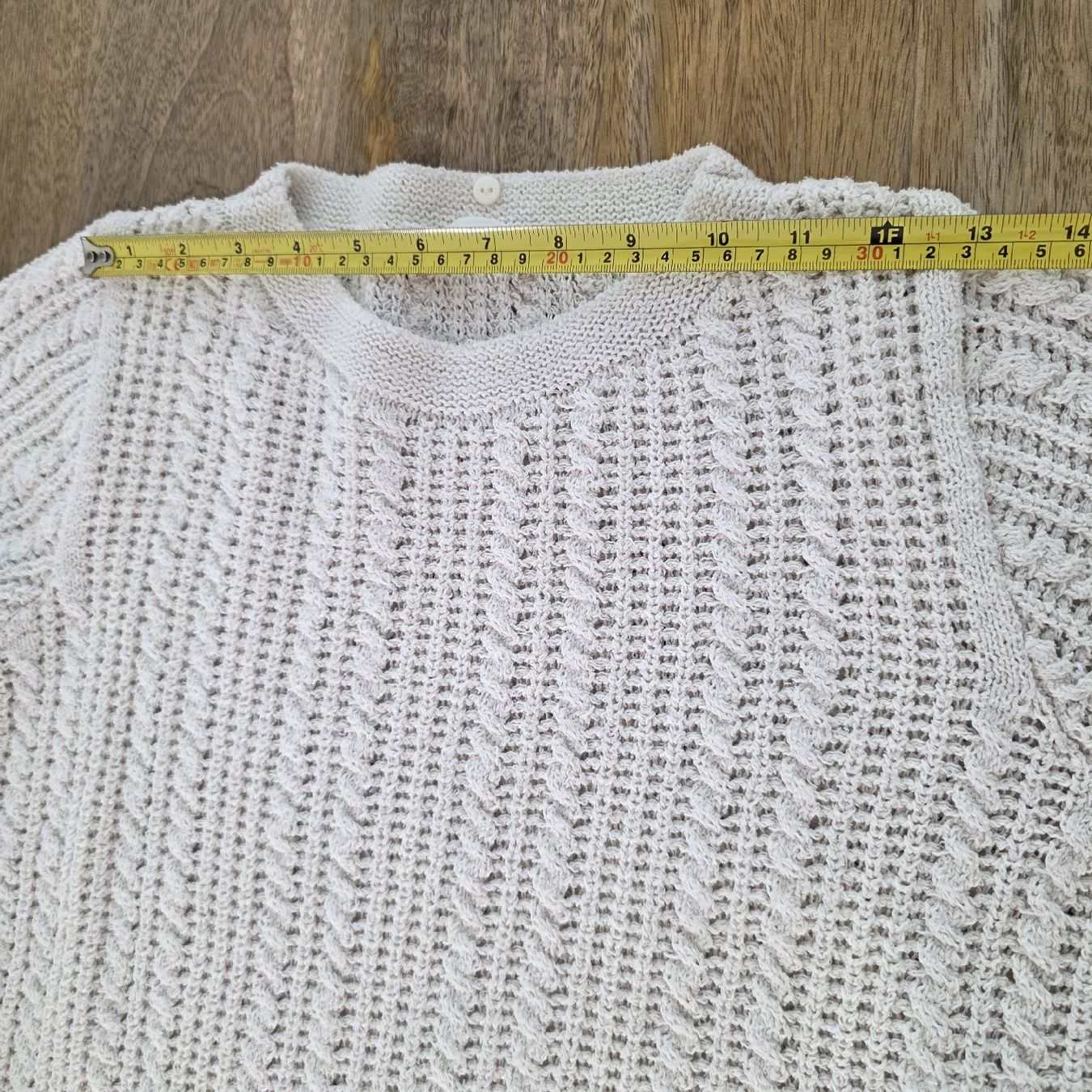 Mango Maglioni & Felpe: MNG Pullover Creme Grösse S Strickmuster 3/4 Ärmel – Usato da Rheinsulz venduto da Gilea 7