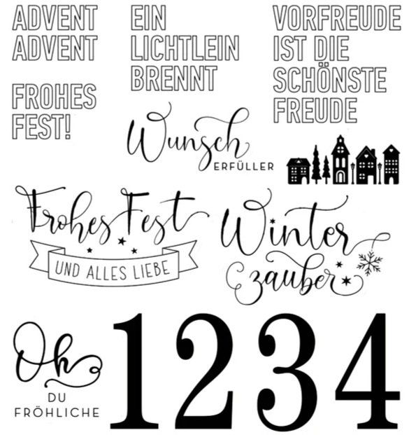 Timbri: Silikonstempel Nr.751, Weihnachten – Nuovo e nell'imballaggio originale da Gretzenbach venduto da Fliegepilz56