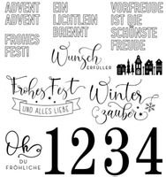 Silikonstempel Nr.751, Weihnachten