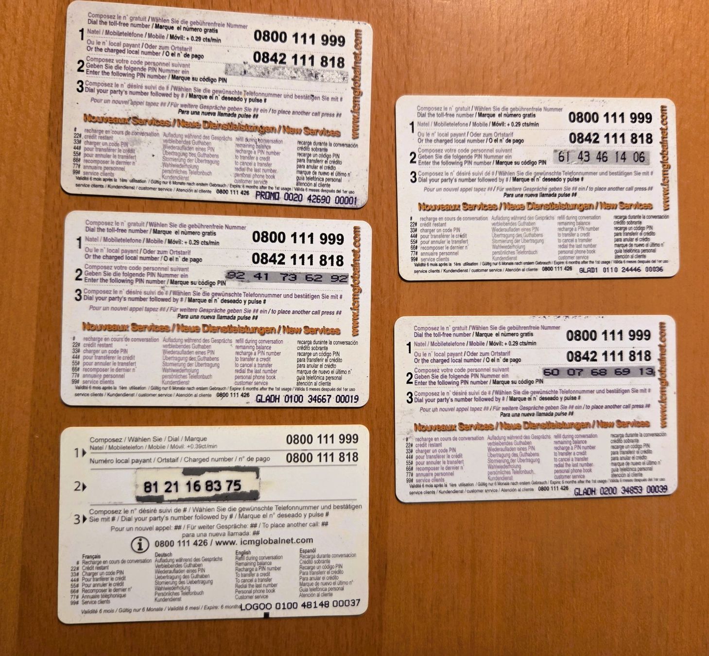 Schede telefoniche: DIVERSE - PREPAID - SCHWEIZ – Usato da Brüttisellen venduto da Nighttrain 1
