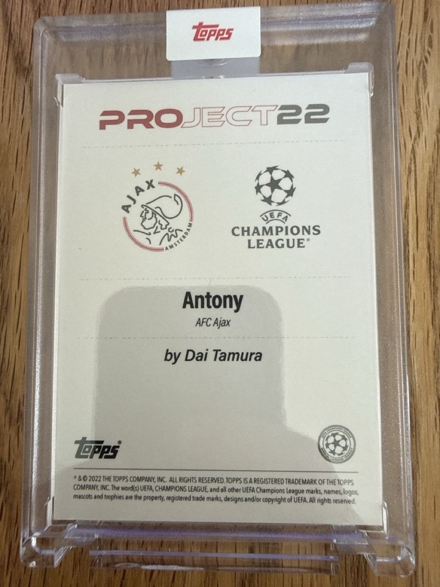 Topps Cartes à collectionner: Topps Project 22 Antony 11 Card AFC Ajax – Neuf (Voir description) à Grabs par EDU2026 1