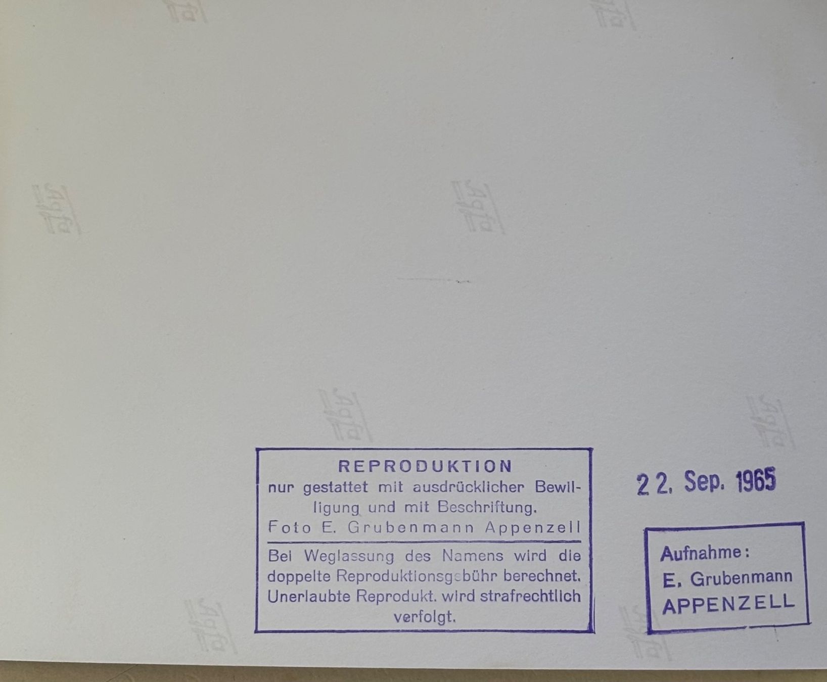Cartoline postali: Foto E. Grubenmann, Appenzell, 13 x 18 cm – Usato da Frauenfeld venduto da Merk52 1