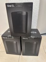 3x Sonos One SL Lautsprecher schwarz NEU