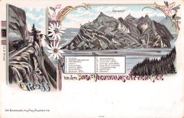 Rigi // ca. 1900 Litho Vierwaldstätter See
