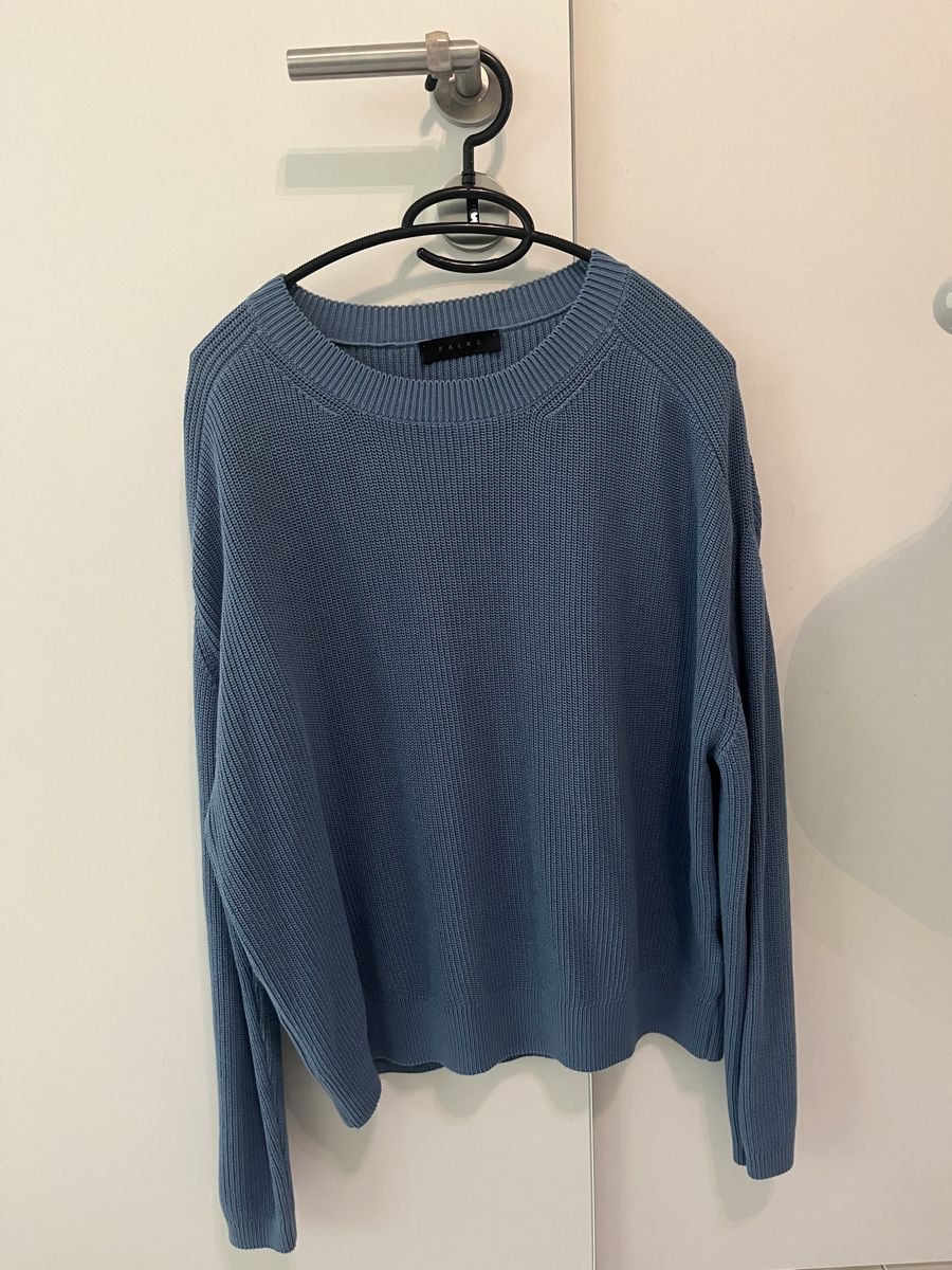 Falke Maglioni & Felpe: FALKE Strickpullover, hellblau, Grösse One Size, neuwertig – Usato da Zürich venduto da aar_zfg8 1