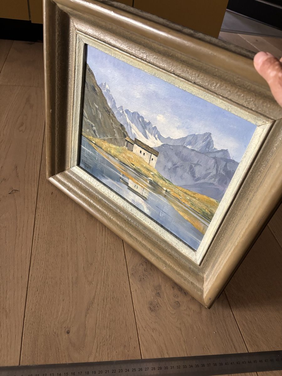 Dipinti: Tableau huile sur toile F.Spring  – Usato da Estavayer-le-Lac venduto da bde_mc5x 1