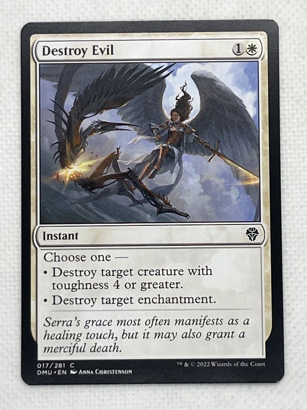 Magic The Gathering Carte collezionabili: Magic Karte: Destroy Evil - DMU Common! – Usato da Hinterkappelen venduto da Kim1992
