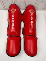 Top Rank Schienbeinschoner, neuwertig, Rot 🥊🔥 Boxen