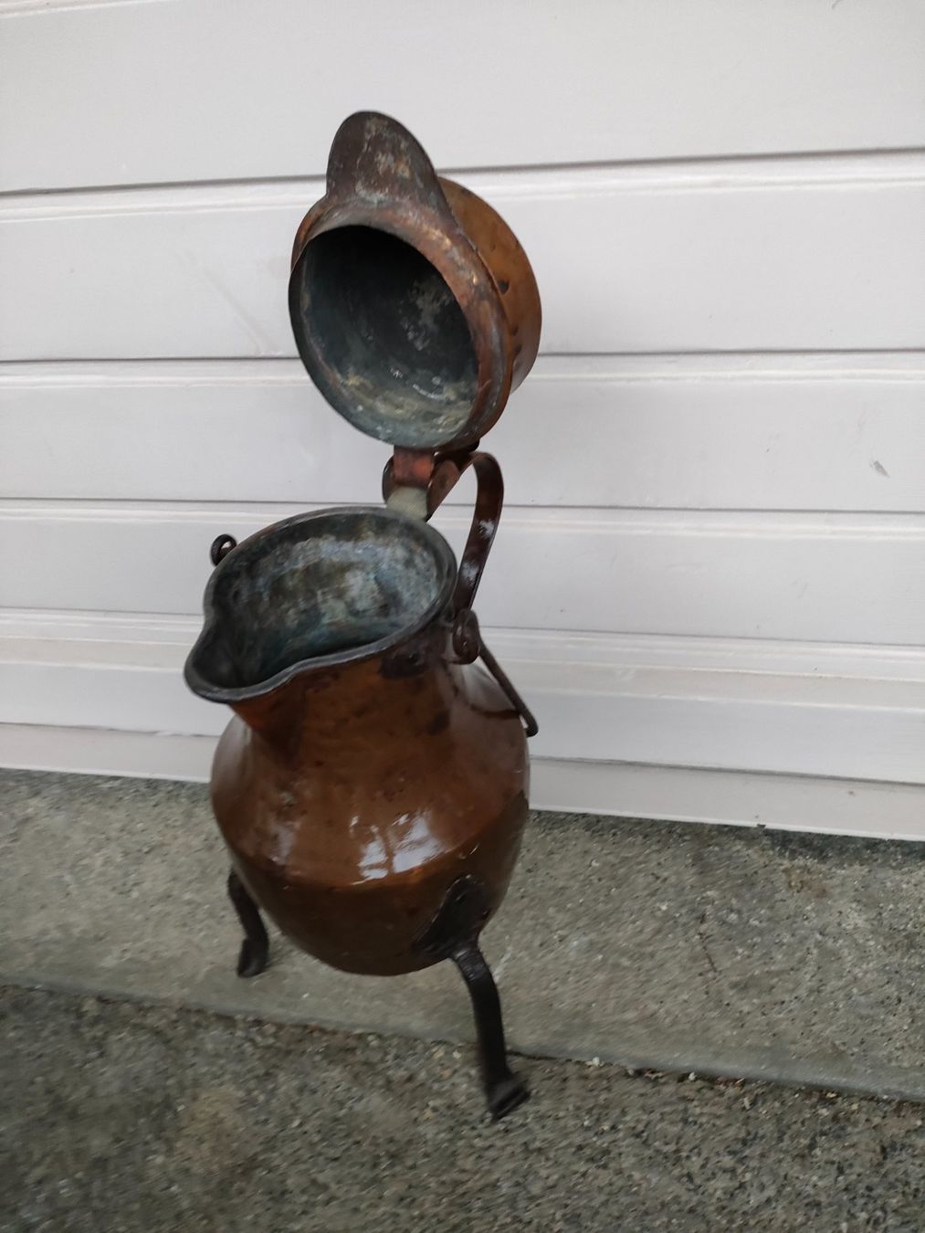Caraffe: Kupfer - Kanne mit Deckel – Usato da Wiesendangen venduto da s_er 3