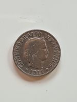 5 Rappen Schweizer Münze Jahrgang 1911