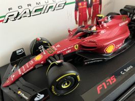 Ferrari F1-75  C. Sainz.  1:18
