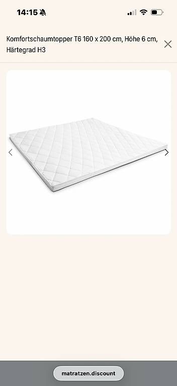Matelas: Topper Nageneu und original verpackt – D'occasion à Obbürgen par bugi6868 2