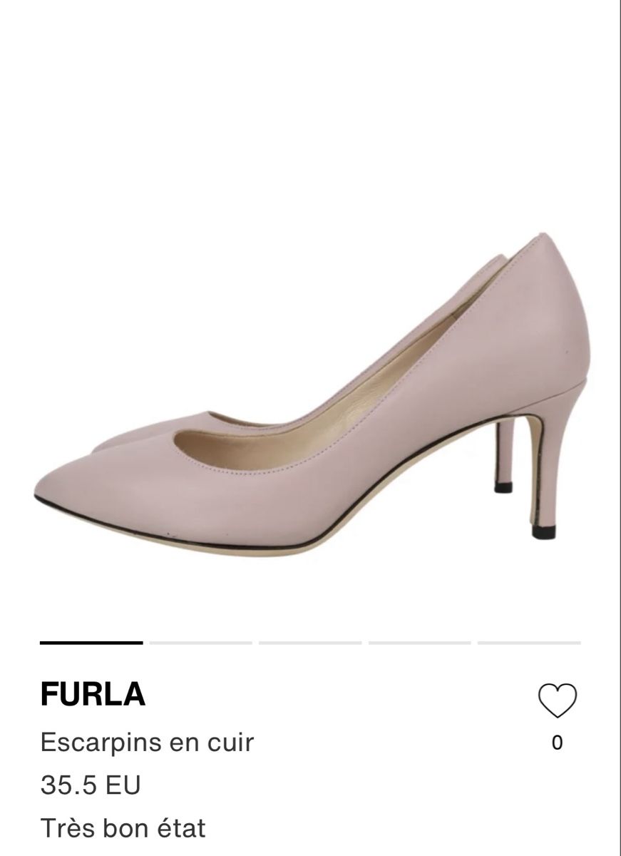 Furla Scarpe da donna: Escarpins en cuir Furla – Nuovo (secondo la descrizione) da Liebefeld venduto da fuoco-e-fiamma