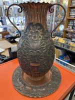 Antike Kupfervase mit Ornamenten, Höhe 60 cm, Top!