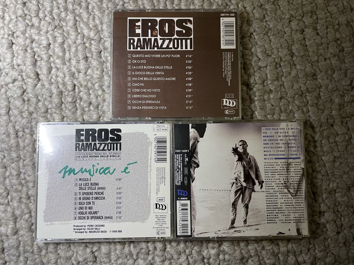 CD: 3x Eros Ramazzotti – Usato da Reinach AG venduto da trigger7811 1