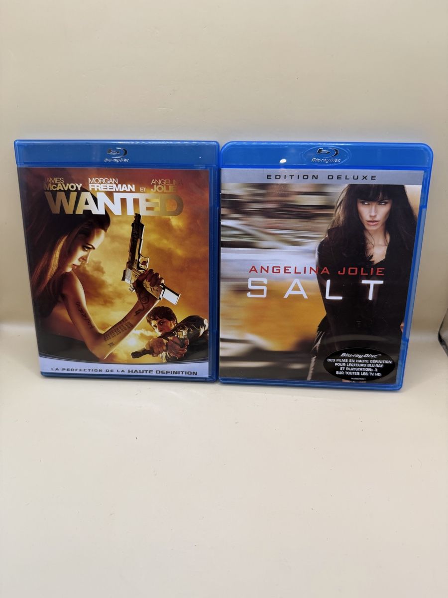Tutti i DVDs: Coffret Blu-ray Salt + Wanted 2 Films – Usato da Genève venduto da sho_67qj 2